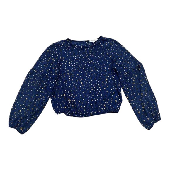 BB DAKOTA by Steve Madden Blue Flowy Blouse Women's Small - Picture 2 of 6